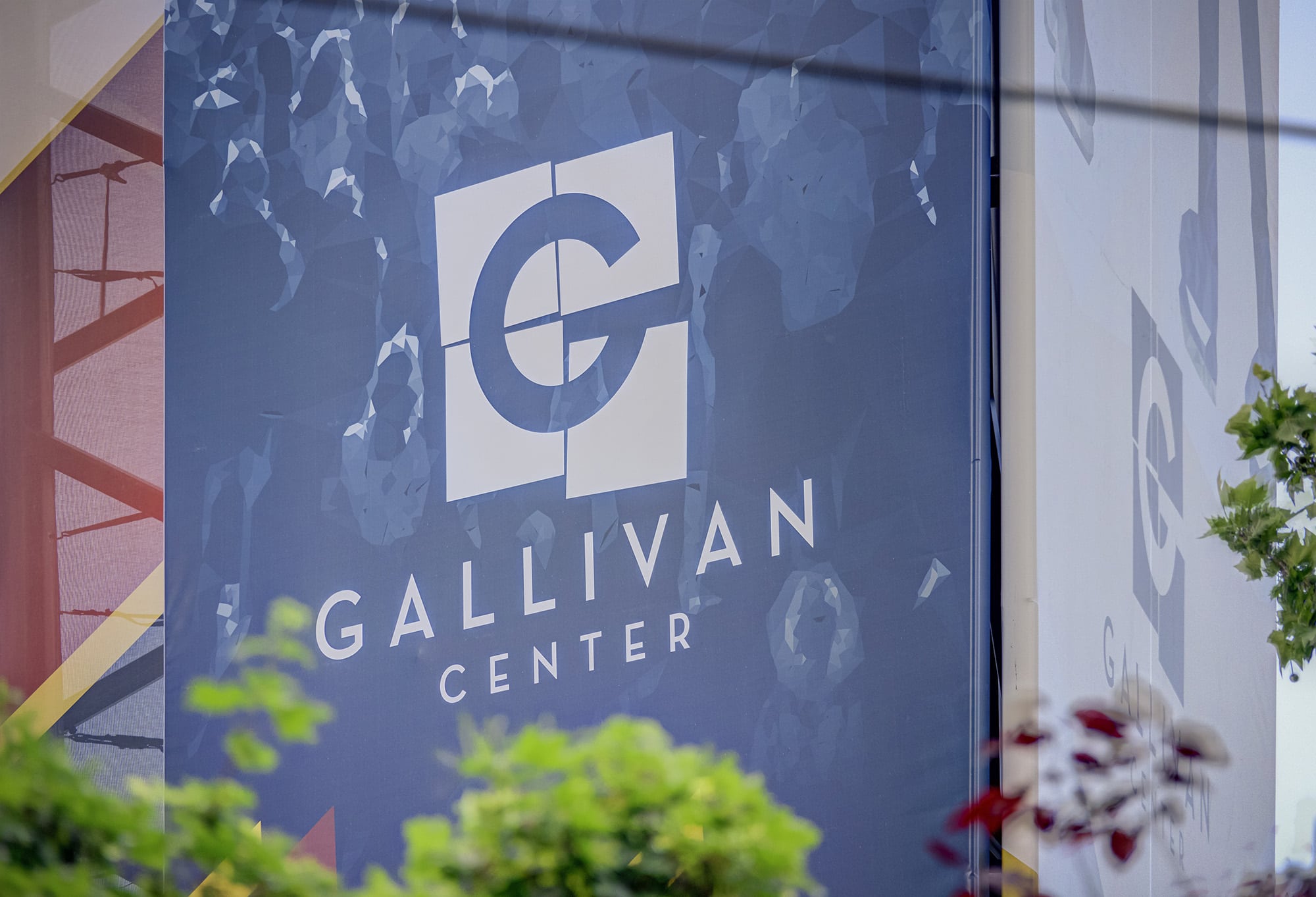 Gallivan Center sign